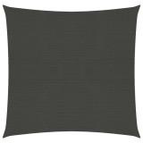 Panza Parasolar Antracit 3 x 3 m HDPE 160 g/m&sup2; Patrata Protectie UV Copertina Gradina Terasa