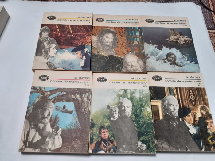 CONTELE DE MONTE CRISTO AL DUMAS 6 VOL RF17/1