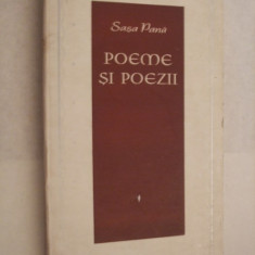 SASA PANA - POEME SI POEZII - 1965 1966, 250 p.; tirej: 3090 ex.