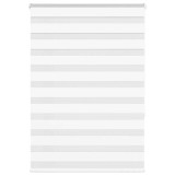 Cumpara ieftin Jaluzea tip zebra alb latime tesatura 100,9 cm poliester