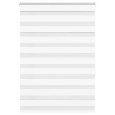 Jaluzea tip zebra alb latime tesatura 100,9 cm poliester foto