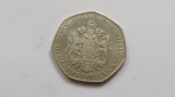 Gibraltar-50 Pence 2017-Cea de-a 50-a aniversare - Referendum