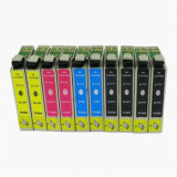 Set 10 cartuse compatibile Epson T0711/T0712/T0713/T0714, Multicolor