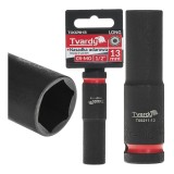 Cheie tubulara de impact lunga in 6 puncte 1 / 2&quot;, 13 mm, Cr-Mo, Tvardy T00211-13