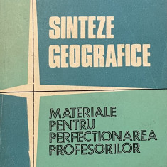 SINTEZE GEOGRAFICE de VALERIA VELCEA , VASILE CUCU , 1983