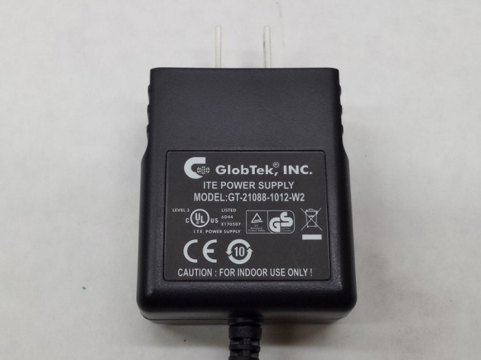 Alimentator GlobTek GT-21088-1012-W2 wr9me800ccp-y 100-240V 12V 0.8A 5.5X2.5