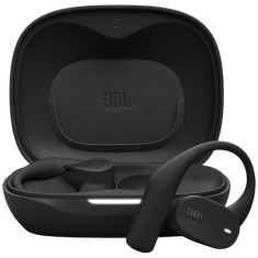 Casti Open-Ear JBL Sense Lite, True Wireless, Bluetooth, 4 microfoane, Multipoint, Autonomie 32 ore, IP54, Negru