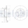 DELPHI BG2622 Disc frana