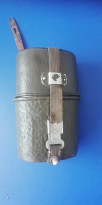 M3 CC1 - Bidon pentru apa si gamela - tip militar - piesa de colectie!! foto