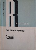 Eseuri Emil-George Papahagi - Carte de Critica Literara