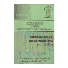Annals of the University of Petrosani. Mechanical Engineering, Vol.7