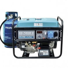 Generator Curent Monofazat Benzina GPL Konner&Sohnen KS 7000E G 5500w AVR