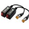 Set 2 conectori BNC cu fir si 2 borne prindere, mufa tata, video balun, camere supraveghere video, pentru cablu (retea utp, electric)