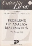 Probleme de analiza matematica, Volumul al II-lea - clasa a XII-a