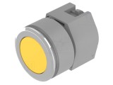 Comutator apăsare 30mm galben EAO 704.012.418 poziție stabilă