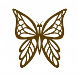 Cumpara ieftin Sticker decorativ Fluture, Maro, 60 cm, 1156ST-1, Oem