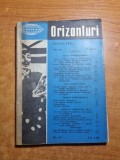 Orizonturi ianuarie 1957-redactor mihai sora,stiinta,medicina,cinema,literatura