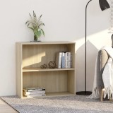 VidaXL Bibliotecă, stejar sonoma, 80x30x76,5 cm, lemn prelucrat 801002