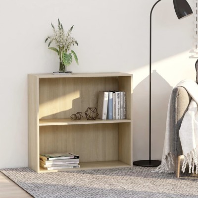 vidaXL Bibliotecă, stejar sonoma, 80x30x76,5 cm, lemn prelucrat 801002 foto