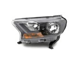 Far Ford Ranger, 05.2016-05.2018, montare fata, stanga, fara lumini de zi; H7+HB3+P21W+W5W; electric; fara motor; fara becuri cu capace; halogen, Rap