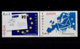 RO 2008 LP 1802 &quot;Europa 2008-Scrisoarea&quot;, serie cu punte tip II , MNH