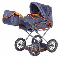 Carucior 2 in 1 pentru papusi Ruby Dark Blue foto