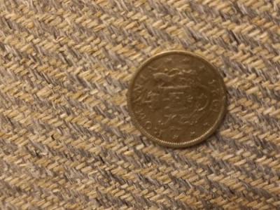Moneda veche 2 lei din 1924 foto