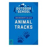 Carte straina "Outdoor School Essentials: Animal Tracks", Odd Dot, Tyvek, Impermeabila, Format Buzunar, Ilustratii Colori