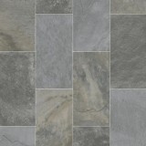 Cumpara ieftin Linoleum Rezidential Antiderapant Clasa 21, Belgia, Model Salisbury 996, Suport Spuma, Grosime 2.3 mm, Imitatie Piatra, Gri, Maro, PVC, Latime 2m, Mar