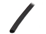 &Icirc;nvelitoare spirală PVC neagră 1m 8mm