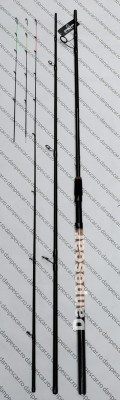 Lanseta PRO FL Black FORCE FEEDER 3,90m 180 grane 3 varfuri foto