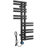Calorifer Electric REA Rido 90x50 Negru, Baie, Control Electronic LCD, Programator Saptamanal, Uscare Prosoape