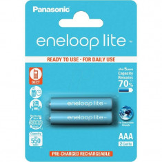 Acumulator Panasonic Eneloop Lite R03 AAA 550mAh Blister 2 buc foto