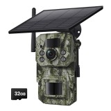 Cumpara ieftin Camera de Vanatoare Solara 4G TECHNOVICI, Card 32GB Inclus, Video 1080P, Foto 3MP, Detectie PIR, Vedere Nocturna IR, Audio Bidirectional, IP66
