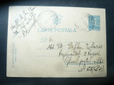 Carte Postala Militara 1941 Bucuresti - Regiment 9 Rosiori OP65 ,marca fixa 4lei