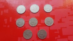 G484-Lot 9 monede Romania moderna 1leu 1992+6 buc 5 lei 1995+ 2 buc. 2 buc. 10 lei &ndash; 1995.