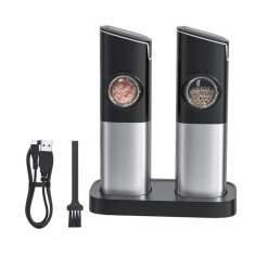 Set 2 rasnite electrice pentru sare si piper si condimente Adsinio