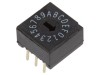 &Icirc;ntrerupător Codificare HEX/BCD 10 Poz THT 50m&Omega;