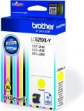 Cartus cerneala original Brother LC525XLY, Yellow, compatibil DCPJ100/DCPJ105/MFCJ200