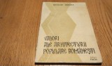 VALORI ALE ARHITECTURII POPULARE ROMANESTI - Nicolae Sacara - Editura Facla, 1987, 188 p. cu ilustratii in text