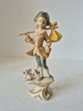 Statuetă Vintage Italiană &bdquo;Micul Călător&rdquo; &ndash; Marcată DEPOSE Italy 277