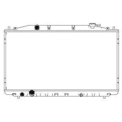 Radiator racire Honda Accord (Cu2) Type-S, 06.2008- (Motor 2, 4 148kw); Honda Accord (Cu2), 06.2008- (Motor 2, 0 115kw ) Benzina, tip climatizare Cu/ foto