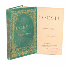 Veronica Micle, Poesii, 1887, prima ediție, piesă rară