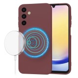 Husa silicon Samsung Galaxy A25 5G Techsuit SoftFlex MagSafe, bordo