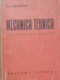 MECANICA TEHNICA V. A. GORANSCHI, 1952