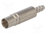 Pin mamă pneumatic HARTING pentru cablu &Oslash;4mm, alamă, rezistență 10000 cicluri