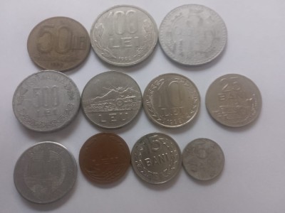 Lot monede romania B2 foto