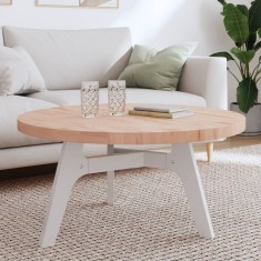 vidaXL Blat de masă rotund, &Oslash;90x4 cm, lemn masiv de fag 355926