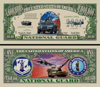 !!! SUA = FANTASY NOTE - US NATIONAL GUARD - 2002 - UNC foto