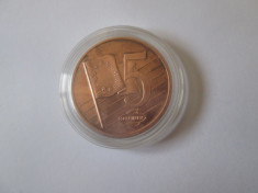 Republica Ceha proba moneda 5 Euro 2003 foto